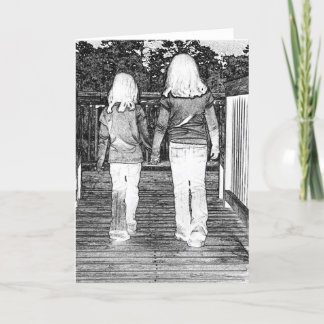 Friends by choice card