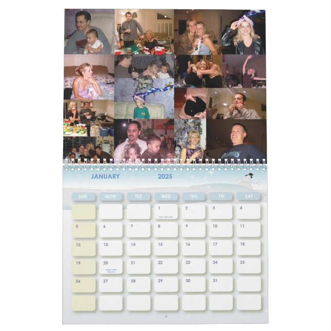 Friends Calendar 2010 (Jan 2025)
