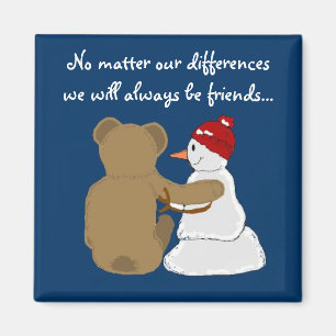 Friends Can Be Different Magnet
