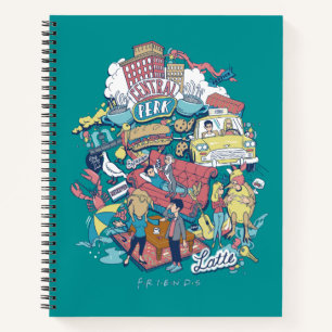 FRIENDS™   Cartoon Collage Notebook