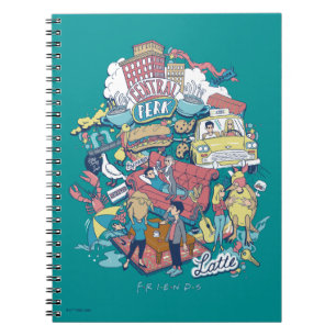 FRIENDS™   Cartoon Collage Notebook