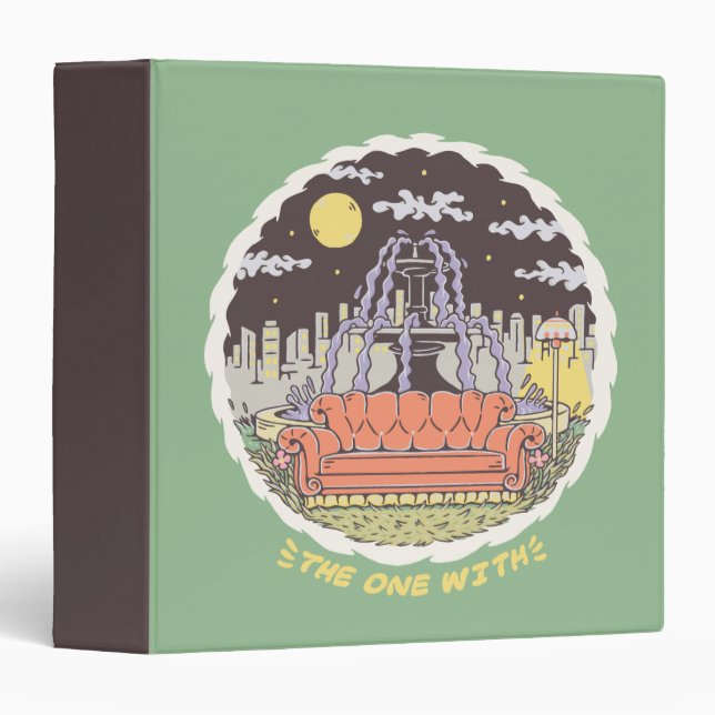 FRIENDS™ | Cartoon Fountain Binder (Front/Spine)