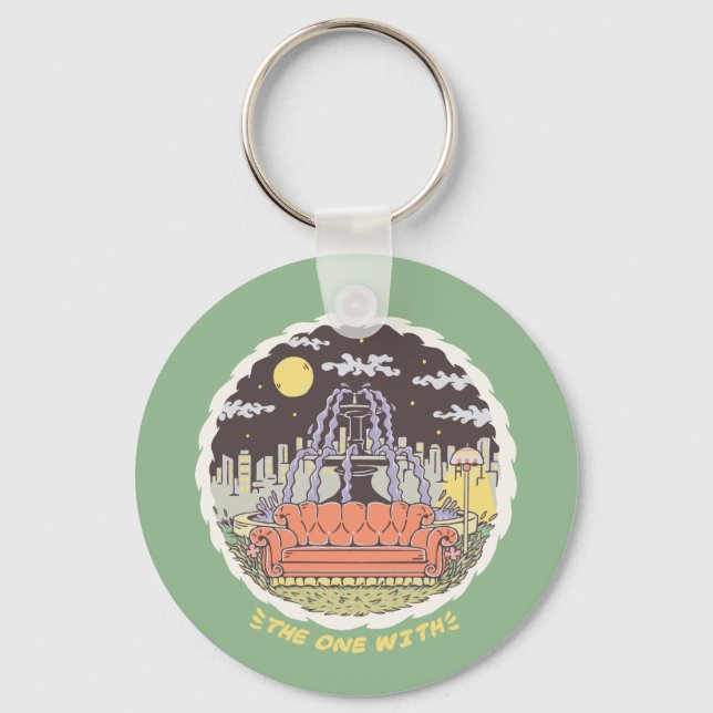 FRIENDS™ | Cartoon Fountain Keychain (Front)