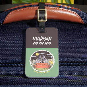 FRIENDS™ Cartoon Fountain Luggage Tag