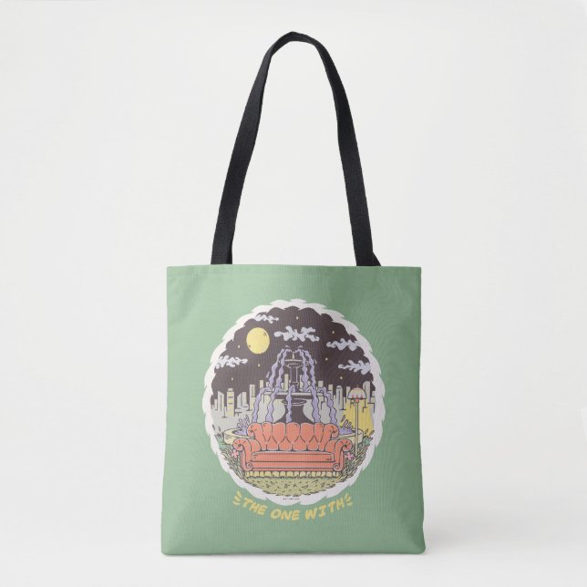 FRIENDS™ | Cartoon Fountain Tote Bag (Front)