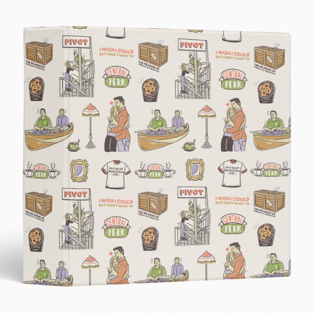 FRIENDS™ | Cartoon Icons Binder (Front/Spine)