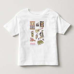 FRIENDS™   Cartoon Icons Graphic 3 Toddler T-shirt