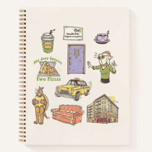 FRIENDS™   Cartoon Icons Graphic Notebook
