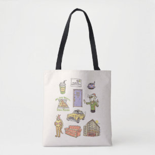 FRIENDS™   Cartoon Icons Graphic Tote Bag