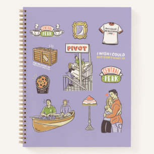 FRIENDS™   Cartoon Icons Notebook