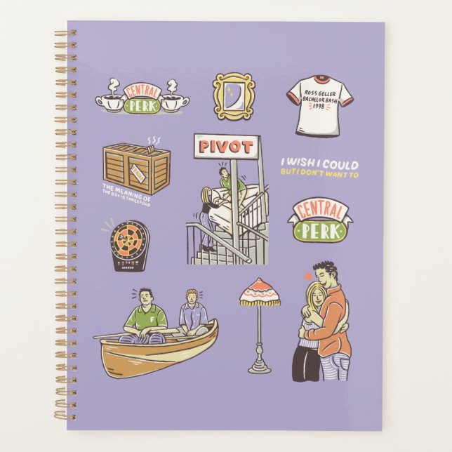 FRIENDS™ | Cartoon Icons Planner (Front)