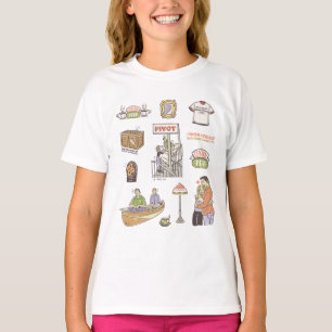 FRIENDS™   Cartoon Icons T-Shirt