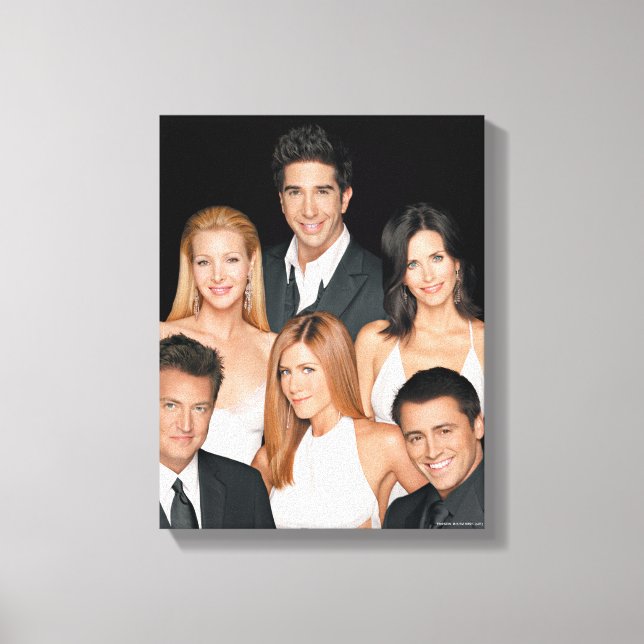 FRIENDS™ | Cast in Formal Wear Closeup Canvas Print (Front)