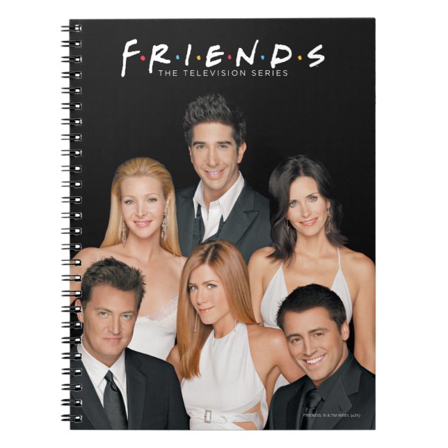 FRIENDS™ | Cast in Formal Wear Closeup Notebook (Front)