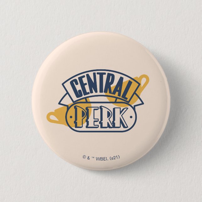 FRIENDS™ | Central Perk 2 Inch Round Button (Front)