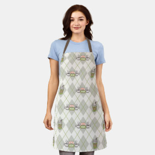 FRIENDS™    Central Perk Argyle Pattern Apron