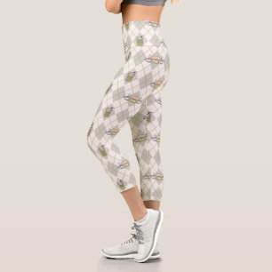 FRIENDS™    Central Perk Argyle Pattern Capri Leggings