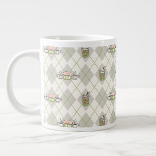 FRIENDS™    Central Perk Argyle Pattern Large Coffee Mug