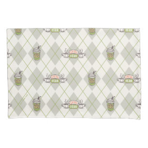 FRIENDS™    Central Perk Argyle Pattern Pillowcase