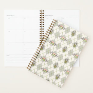 FRIENDS™    Central Perk Argyle Pattern Planner