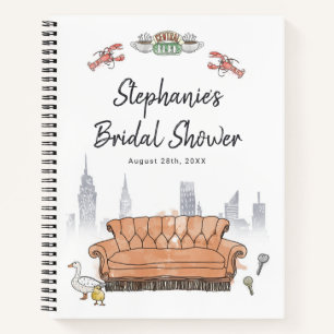 FRIENDS™   Central Perk Bridal Shower Guest Notebook
