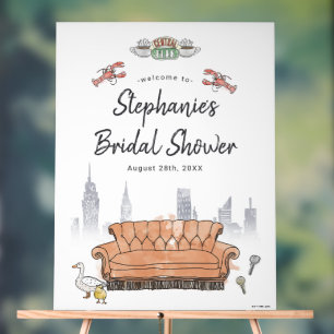 FRIENDS™   Central Perk Bridal Shower Welcome Acrylic Sign