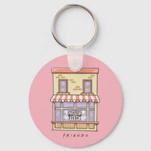 FRIENDS™   Central Perk Cartoon Coffee Shop Keychain