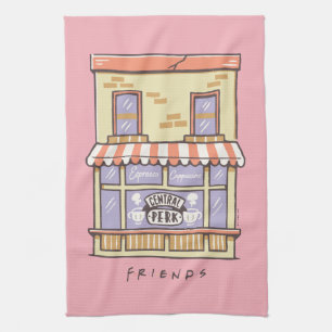 FRIENDS™   Central Perk Cartoon Coffee Shop Kitchen Towel