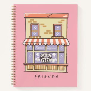 FRIENDS™ Central Perk Cartoon Coffee Shop Notebook
