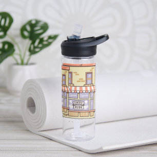 FRIENDS™   Central Perk Cartoon Coffee Shop Water Bottle