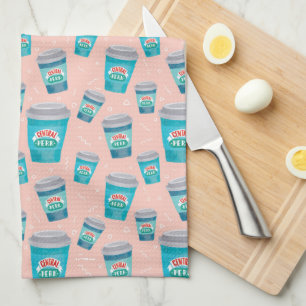 FRIENDS™   Central Perk Coffee Cup Pattern Kitchen Towel