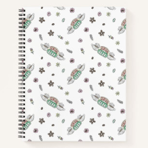 FRIENDS™ Central Perk Coffee Watercolor Pattern Notebook