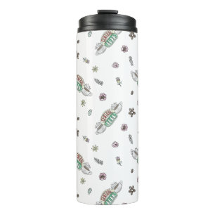 FRIENDS™   Central Perk Coffee Watercolor Pattern Thermal Tumbler