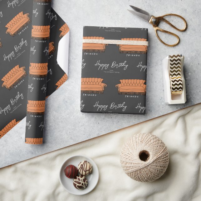 FRIENDS™ Central Perk Couch | Happy Birthday Wrapping Paper (Crafts)