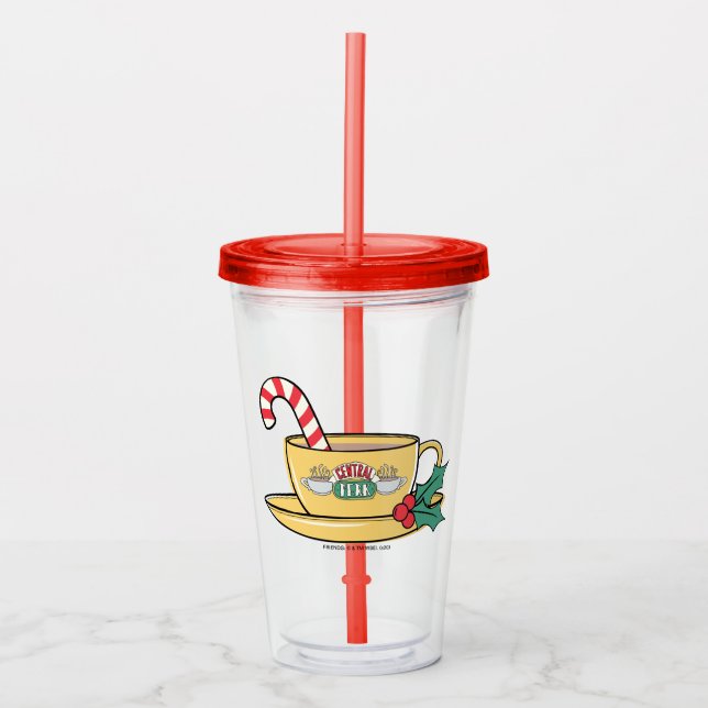 FRIENDS™ | Central Perk Holiday Mug Acrylic Tumbler (Front)