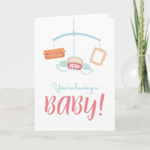FRIENDS™   Central Perk Mobile Baby Shower Card