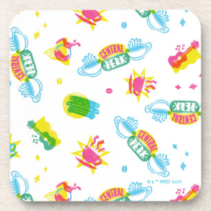 FRIENDS™ Central Perk Neon Pattern Coaster