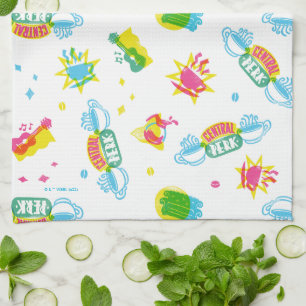 FRIENDS™   Central Perk Neon Pattern Kitchen Towel