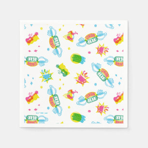 FRIENDS™ Central Perk Neon Pattern Napkin
