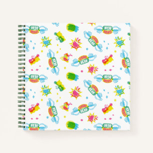 FRIENDS™ Central Perk Neon Pattern Notebook