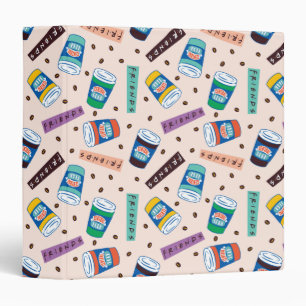 FRIENDS™   Central Perk Vibrant Coffee Pattern Binder