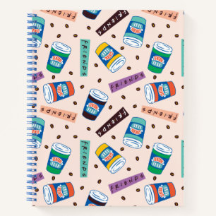 FRIENDS™ Central Perk Vibrant Coffee Pattern Notebook