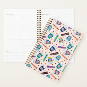 FRIENDS™   Central Perk Vibrant Coffee Pattern Planner
