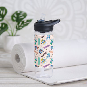 FRIENDS™   Central Perk Vibrant Coffee Pattern Water Bottle