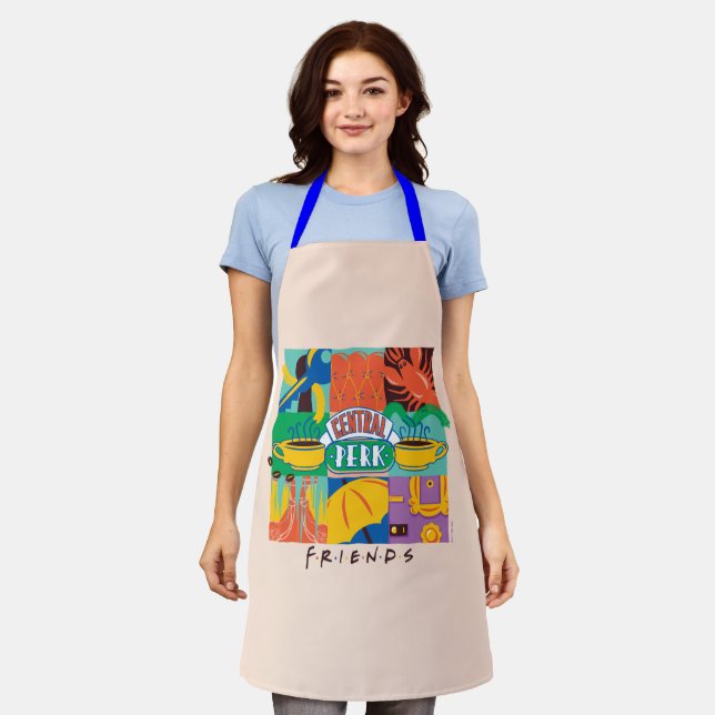FRIENDS™ | Central Perk Vibrant Graphic Apron (Worn)