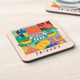 FRIENDS™   Central Perk Vibrant Graphic Coaster