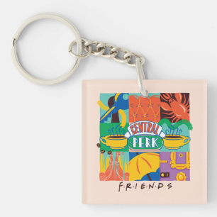 FRIENDS™   Central Perk Vibrant Graphic Keychain