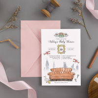 FRIENDS™ | Central Perk Watercolor Baby Shower
