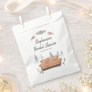 FRIENDS™   Central Perk Watercolor Bridal Shower Favour Bag
