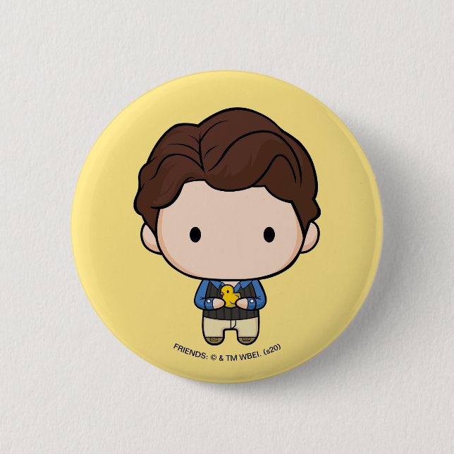 FRIENDS™ | Chandler Chibi 2 Inch Round Button (Front)